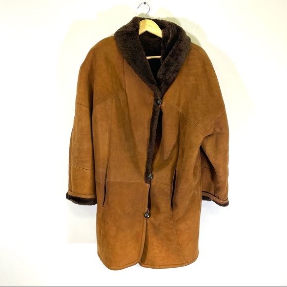 steve by searle Jackets & Blazers - vintage steve by searle shearling coat size M